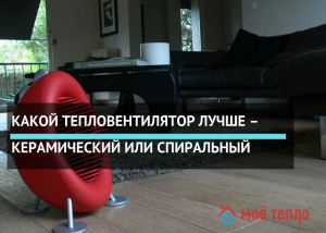Выбираем тепловентилятор: керамический или спиральный