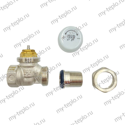 Клапан термостатический прямой 1/2 Клапан термостатический прямой 1/2